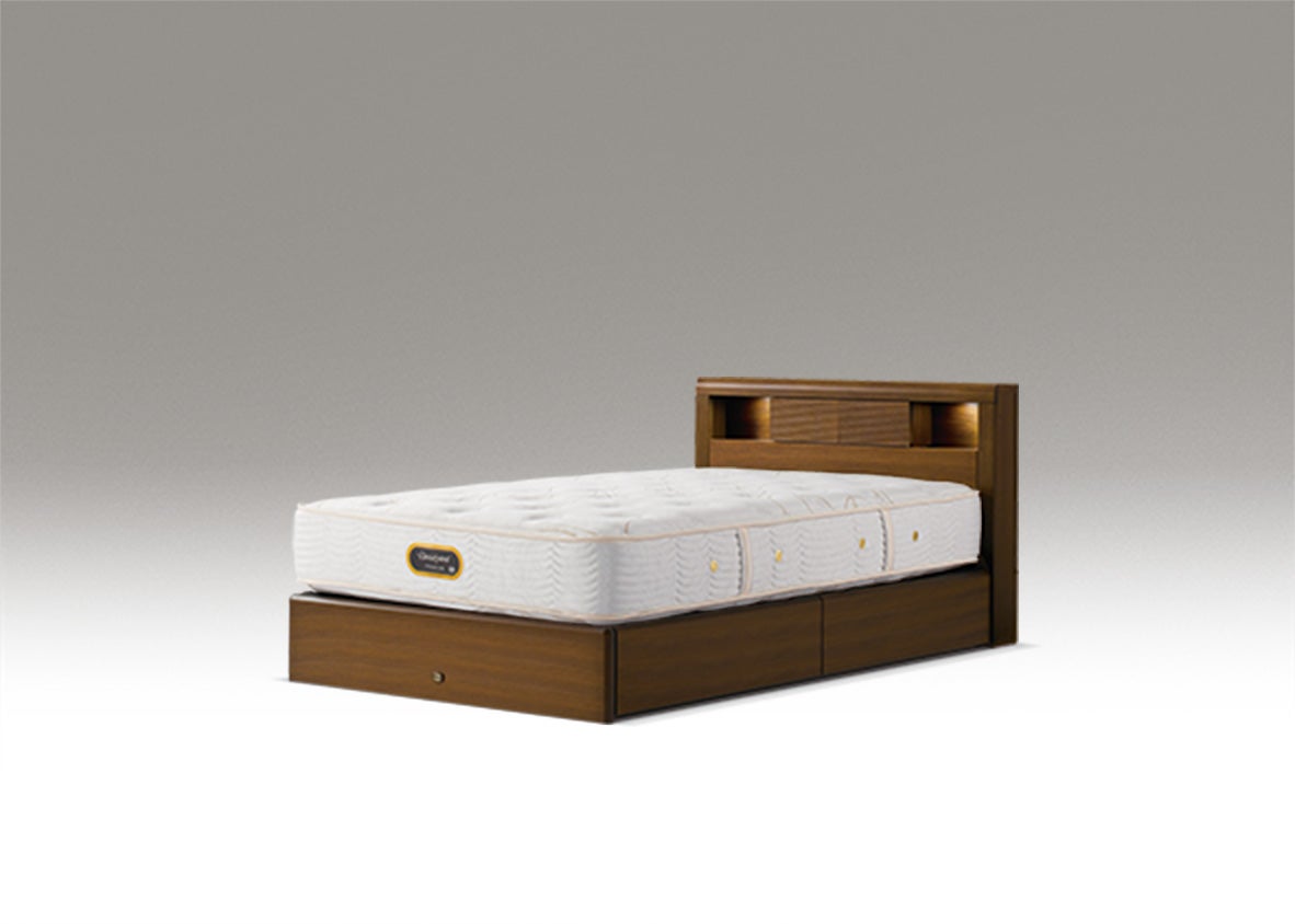 シングル　アーグシェルフⅡ　マットレス付き　W99×L211×HB85㎝　税込445,500円