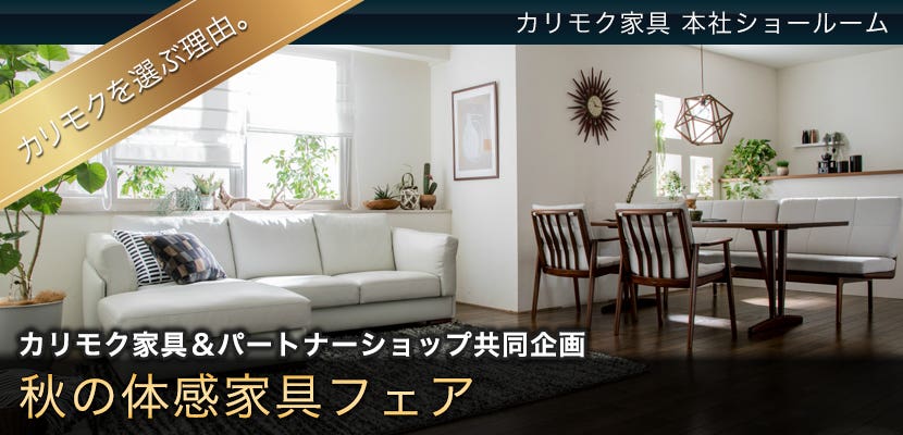 秋の体感家具フェア