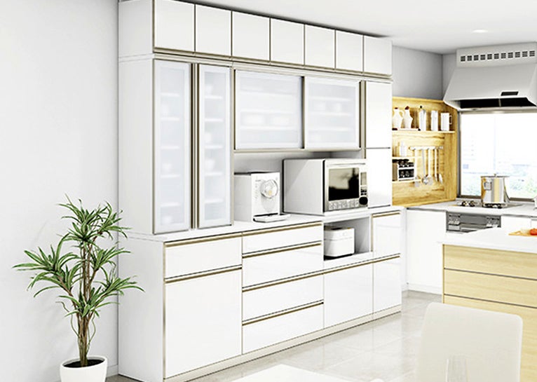 高品質完全国内生産キッチンボード「AYANO」綾野製作所製「食器棚